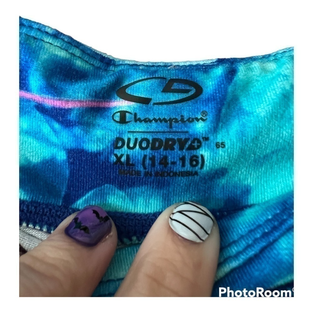 𝅺TROPICAL Fish Big girls Champion Leggings 14/16 - Picture 2 of 3